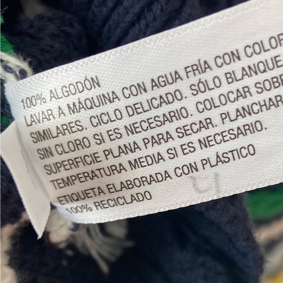 π LA LIGNE x Target Women's Textured Striped Cardigan Sweater Navy Red Yellow - Picture 16 of 17